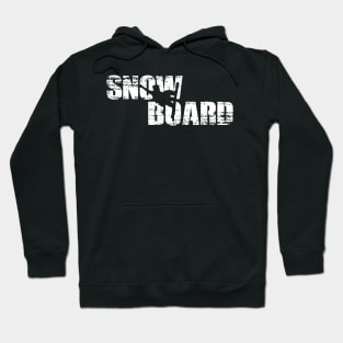 Distressed Look Snowboarding Gift For Snowboarders Hoodie